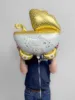 К Фигура Коляска для малыша, ванильное золото, 35